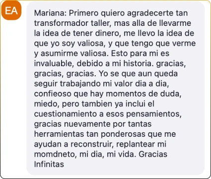 Testimonio de participante del BootCamp